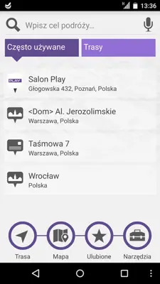 Nawigacja Play android App screenshot 4